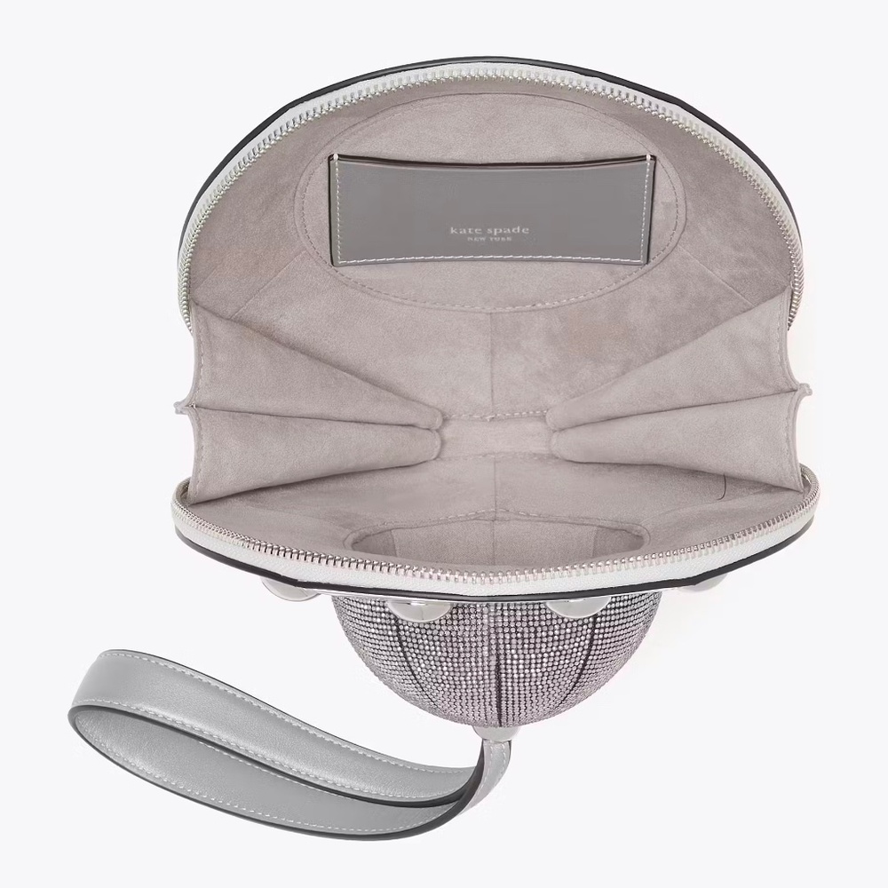 Kate Spade Spaced Out Embellished Metallic 3D UFO Top Handle Bag - Picture 3 of 9